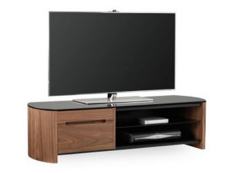 Real Walnut Wood Veneer TV Cabinet - FW1350CB-W