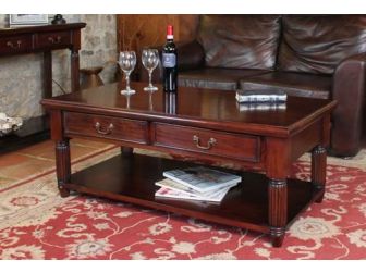 Mahogany Coffee Tables With Drawers IMR08A
