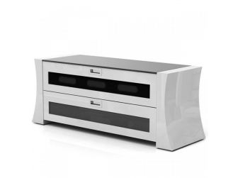 Concave Sided White Tv Cabinet SAP1200-GW