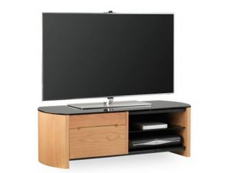 Real Light Oak Wood Veneer TV Cabinet - FW1100CB-LO